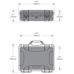 NANUK 910 2UP CLASSIC PISTOL - ODOLNÝ KUFR - LIMETKOVÝ